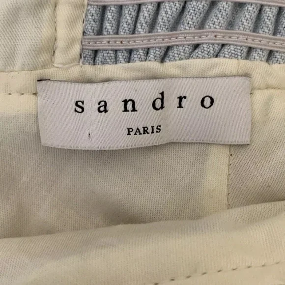 Sandro Mina Chambray & Metallic Tweed Dress - Picture 13 of 16